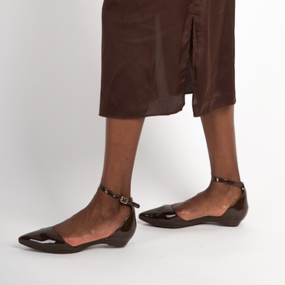 CONVERTIBLE HEEL - Pashion 1.0 Cocoa Patent D'Orsay (4" Block) - Picture 4 of 4